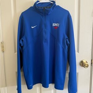 Nike Royal Blue SMU Quarter-Zip Pullover